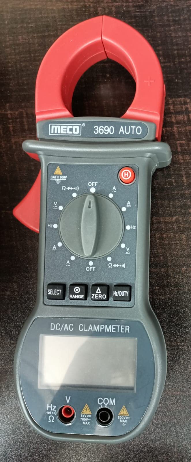 Meco - 3690 AUTO 3-3/4 Digit 4000 Count 600A DC/AC Autoranging Digital Clampmeter With Calibration Certificate & One Years Warranty-picture-18
