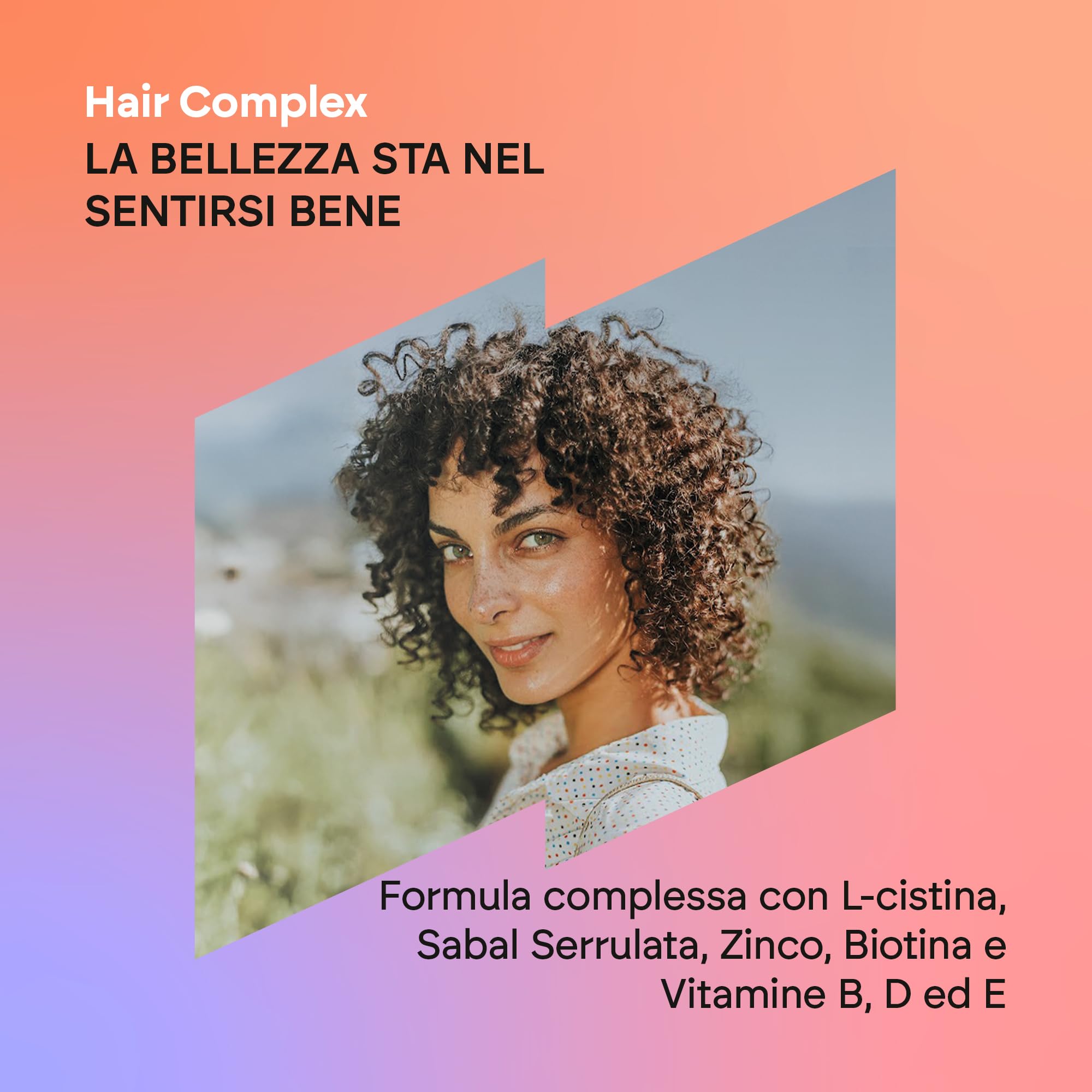 Integratore Per Capelli con Biotina + Zinco + Selenio + L-Cisteina - [PREMIO 2022] Hair Complex Per Donne e Uomini - 90 Capsule Vegetariane Nutralie