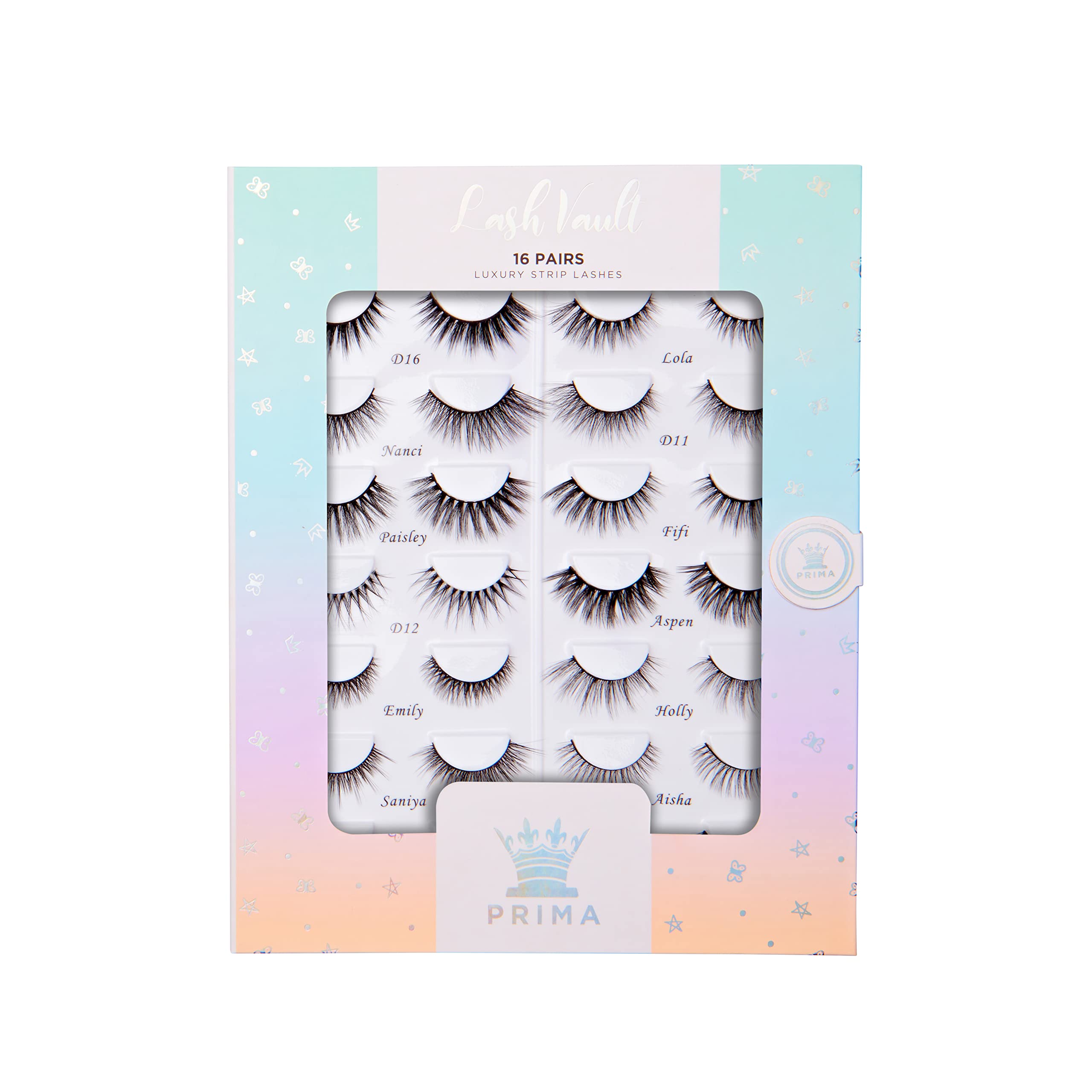 Primalash Vegan Lash 16 Pair, Vault