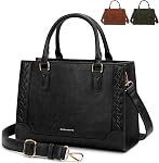 RAINSMORE HandBags Women PU Leather Purses for Women Waterproof Cross Body Top Handle Bag Tote Purse Ladies Handbags