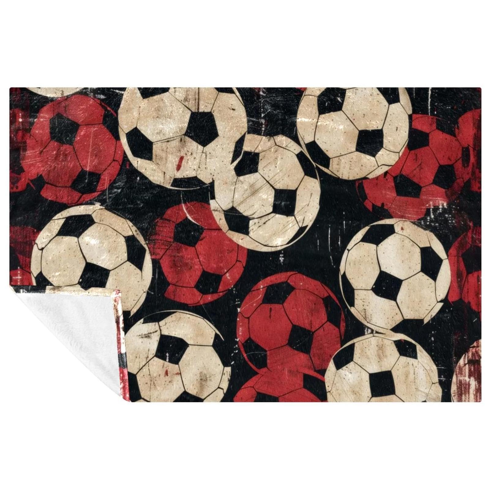 Couverture douce rouge à offrir style Grunge 150x100 cm pour des nuits douillettes