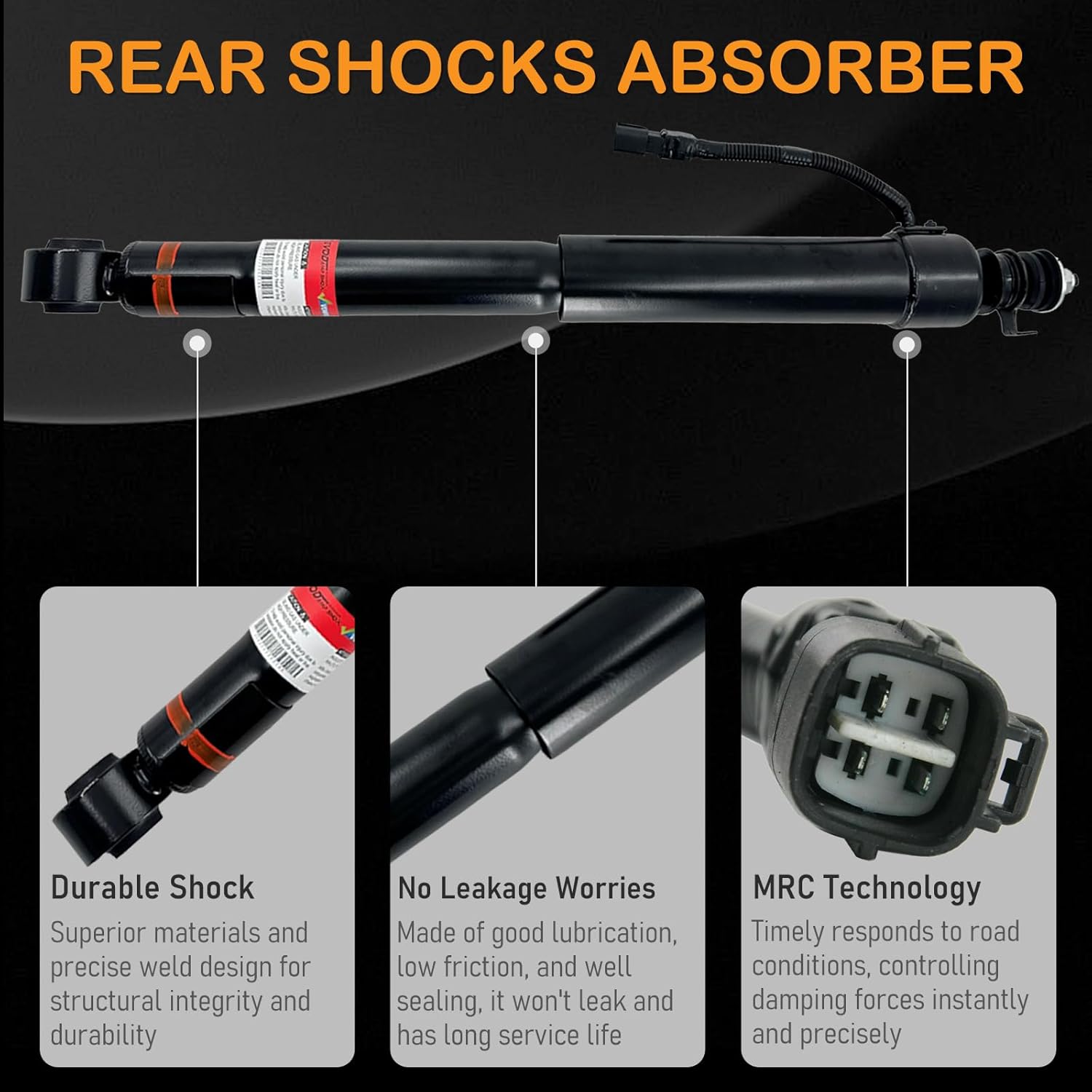 48530-69485 Rear Shocks Absorbers Struts for Lexus GX470 4.7L 2003-2009, for Toyota Land Cruiser Prado 120 2002-2009 48530-69185 4853069485 4853069185 Left & Right