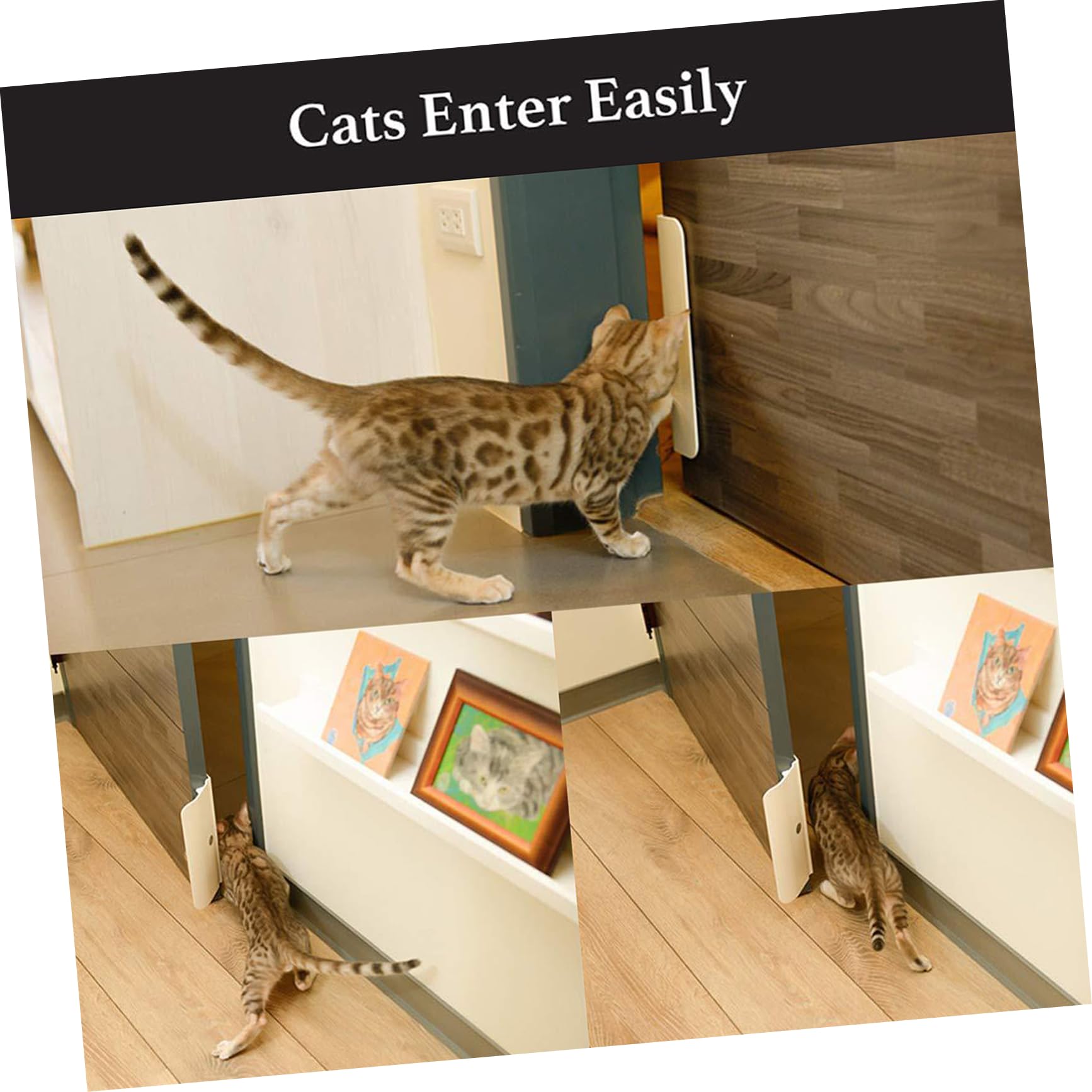 VANZACK Pet Supply Door Latch Pet Tool for Door Cat Latch for Door Pet Door Block