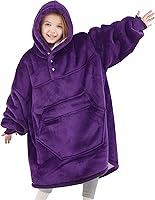 Vista 9 de Degrees of Comfort Hoodie Wearable Blanket Grey / Adult