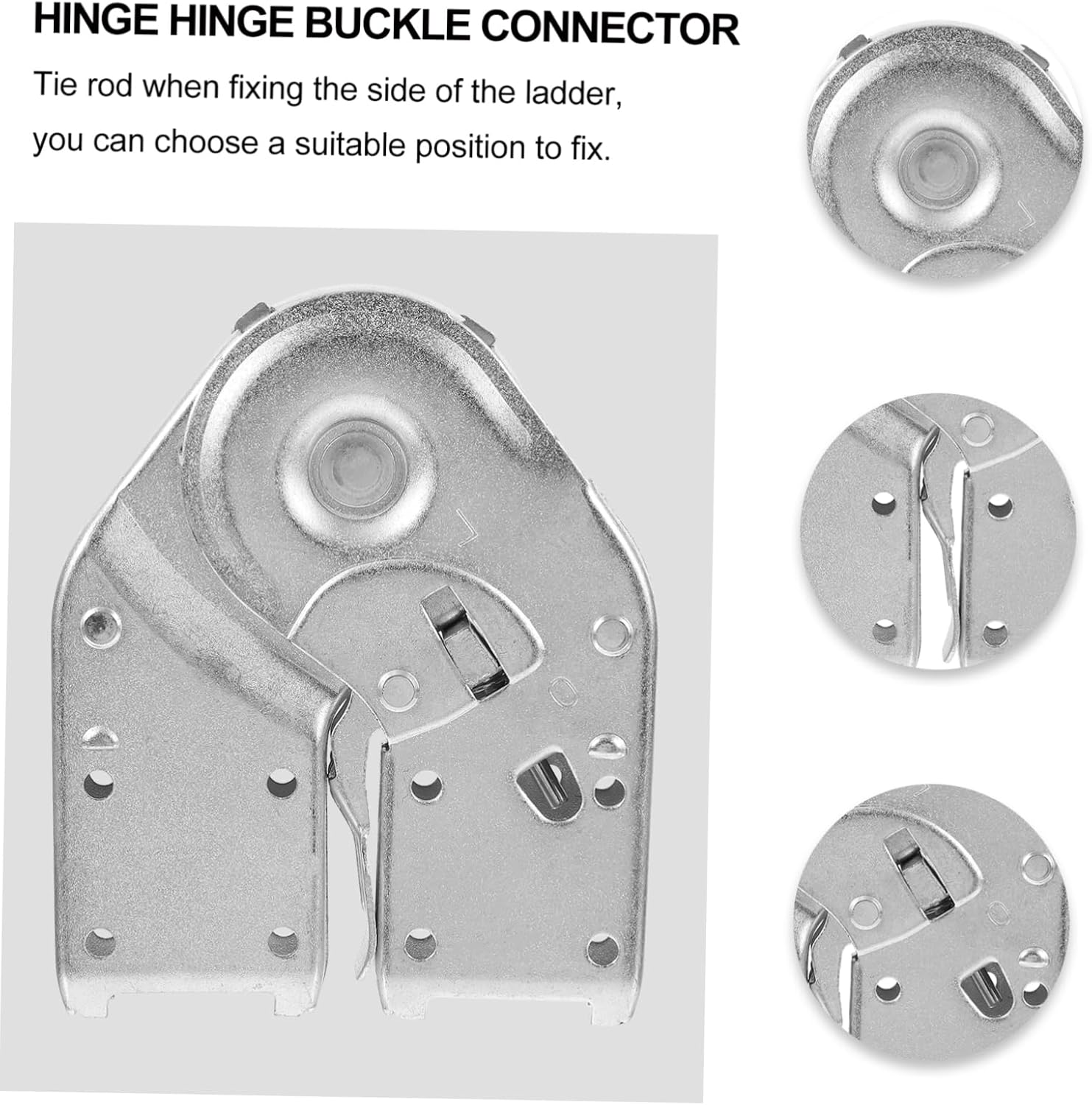 2pcs Locking Folding Hinge for Step Ladders Brackets Self-Closing Design Installation for Projects for Home Use and Construction