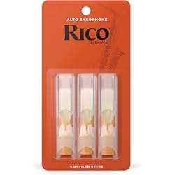 Saxofon Martin RicoCañas para saxofón alto - Cañas para saxofón alto 1.5 Fuerza, Paquete de 3
