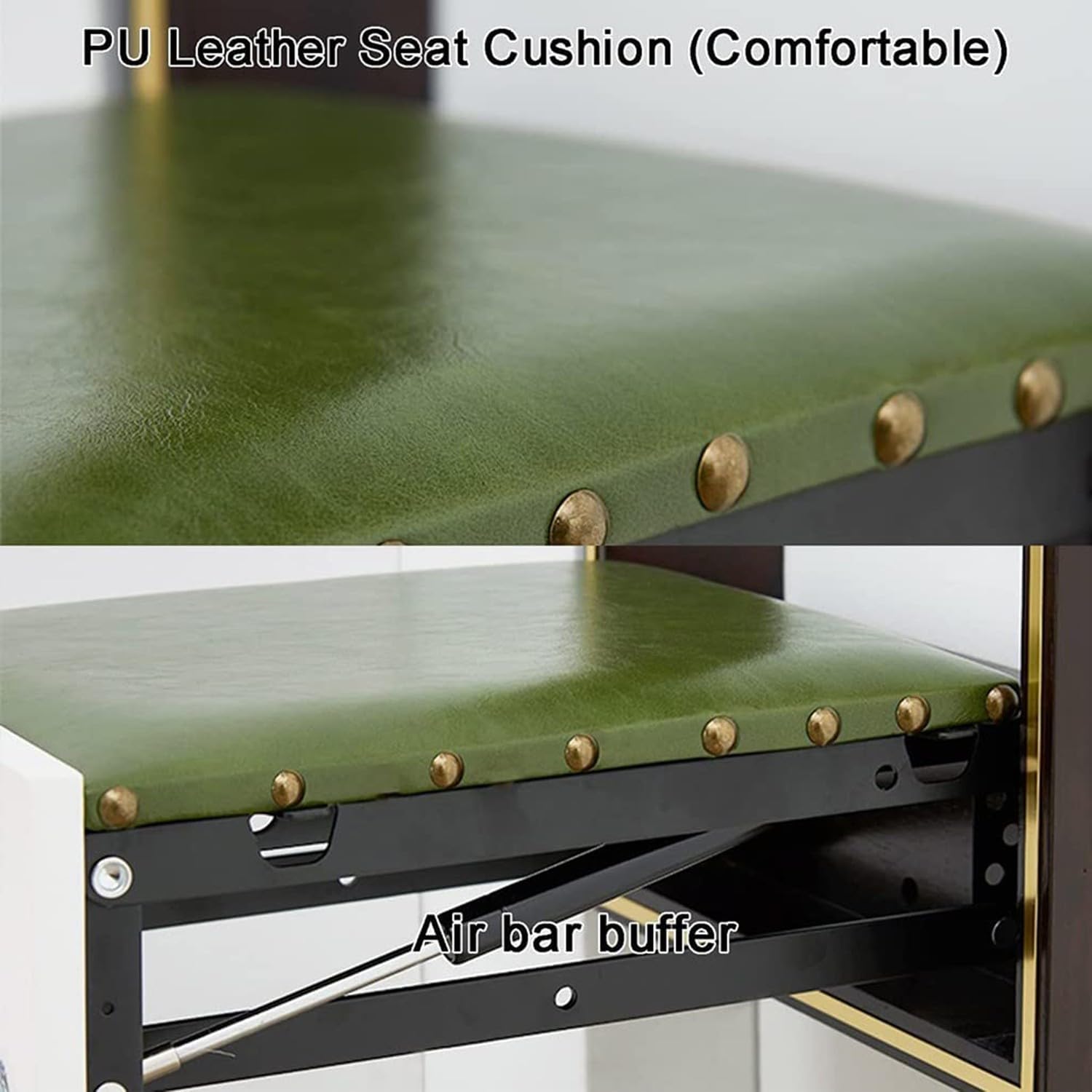 Invisible Shoe Changing Stool,Wall-Mounted Folding Chair Invisible with PU Leather, Wall-Mounted Folding Chair, Wall-Mounted Entryway Stool Bench, Stool-Loading of 150 Kg D