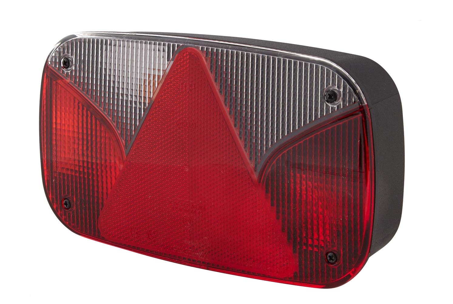 HELLA 2VA 998 232-291 Rearlight - Bulb - 12V - mounting/Bolted - Lens Colour: White / Red - Plug: Protected contact plug - left - Quantity: 1