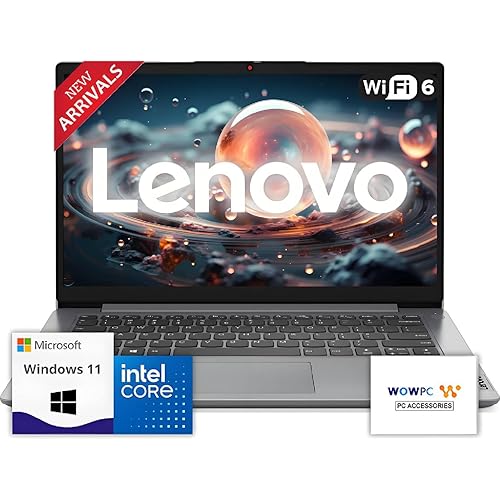 Lenovo IdeaPad Business Laptop with Microsoft 365 • 11 Hour Battery • Intel High Performance CPU • 8GB RAM • 128GB Internal SSD | with Additional 1TB One Drive Storage • SD-Card Reader • Windows 11
