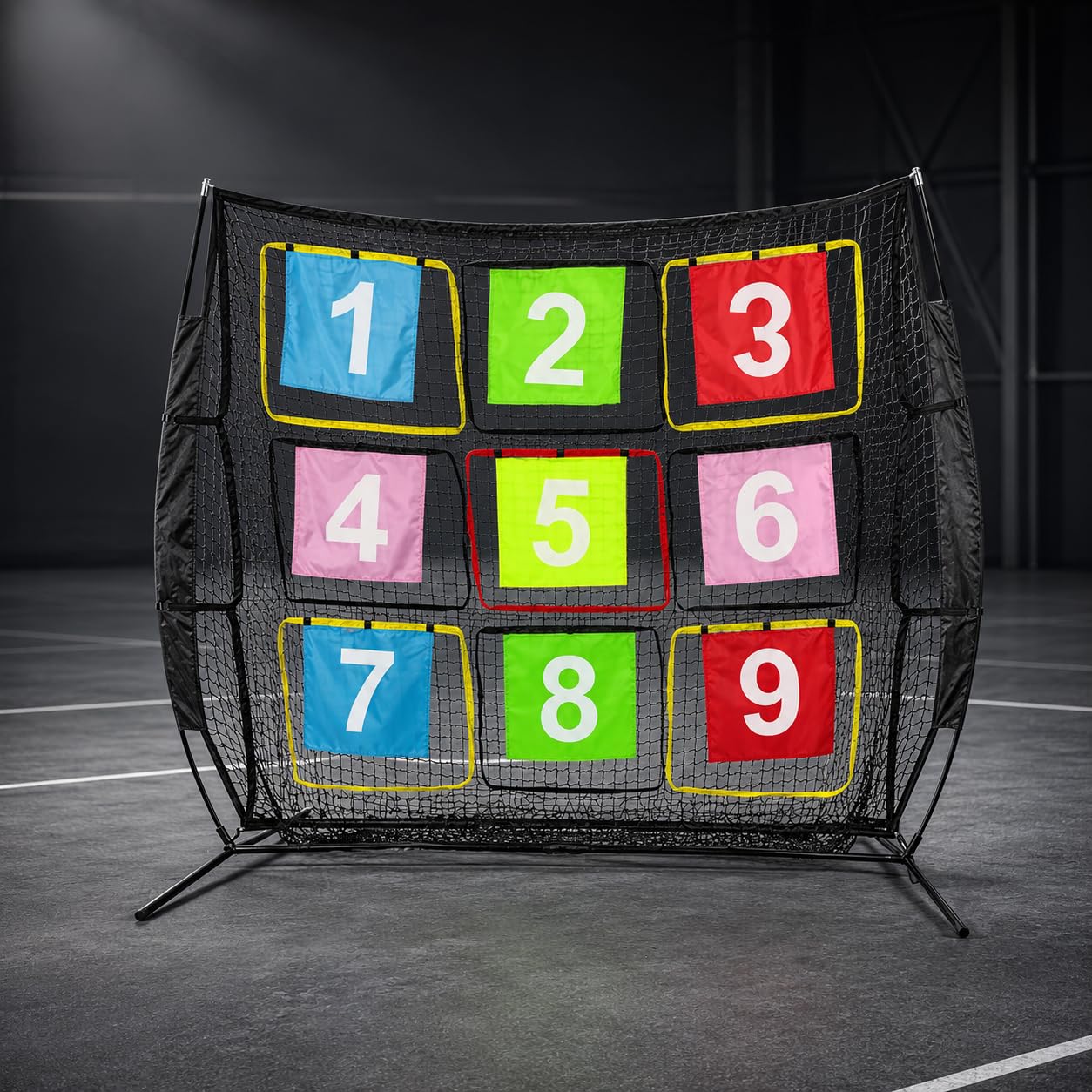 Multicolor Zielwurfspiel, faltbares Garten-Wurfspiel aus weichem Textil, tragbares Sportspielzeug draußen, Strandspielzeug