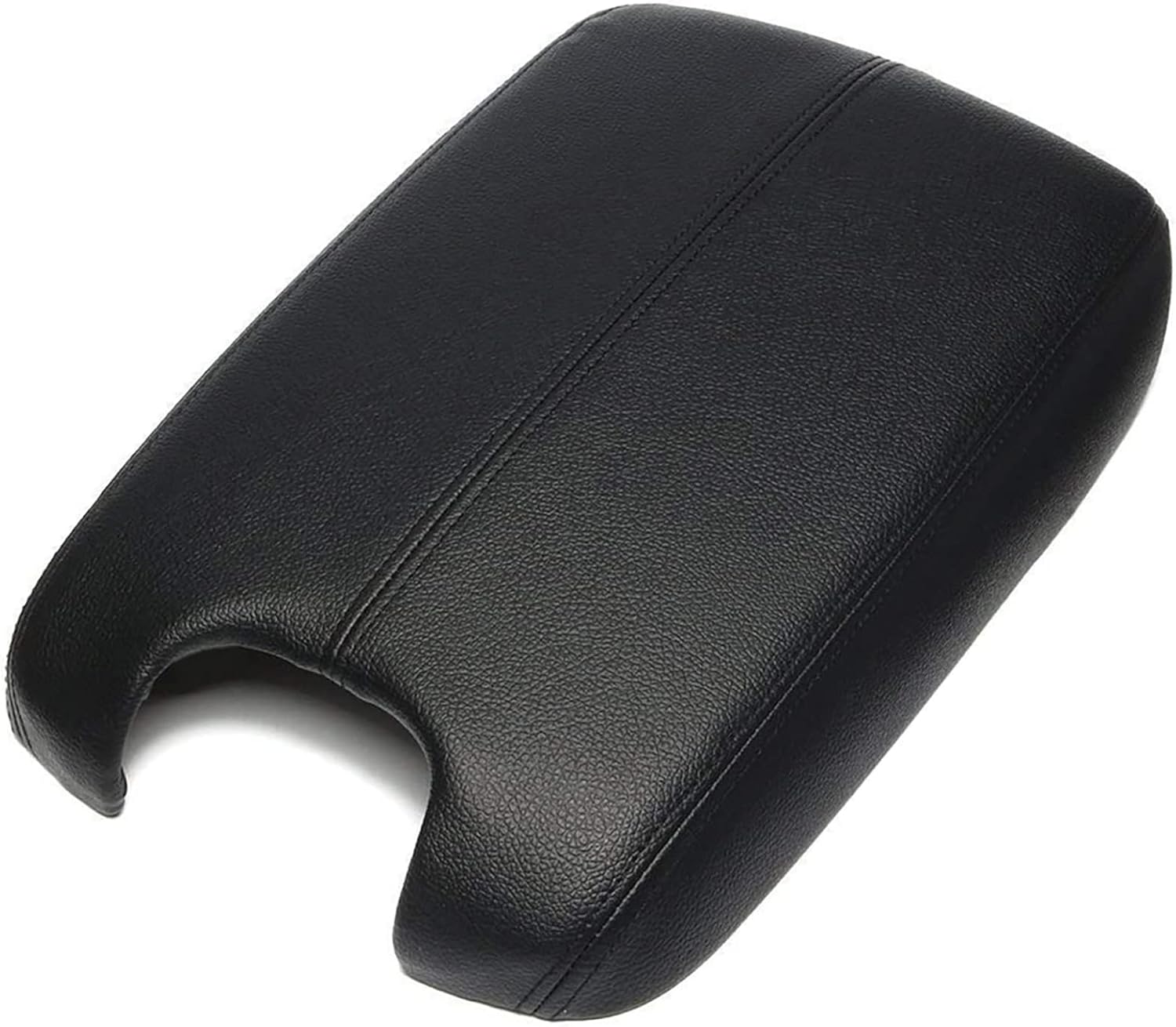 Center Console Cover for Honda Accord 2008 2009 2010 2011 2012, Black Leather Suture Console Armrest Lid Replacement for 2008-2012 Honda Accord Center Console Cover by KAKO