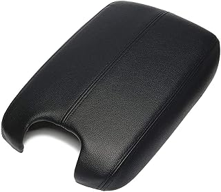 KAKO Center Console Armrest Cover for Honda Accord 2008 2009 2010 2011 2012 Auto Leather Suture Console Lid Cover Replacement for Honda Accord Center Console Cover(Black)