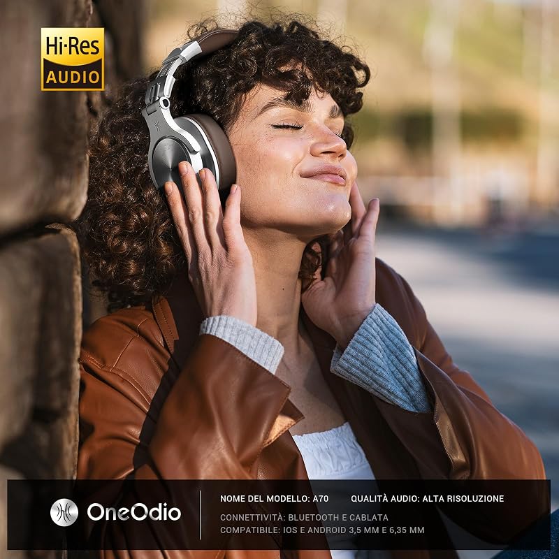 OneOdio Bluetooth fejhallgató DJ-khez, gitárhoz és billentyűshöz SharePort technológiával