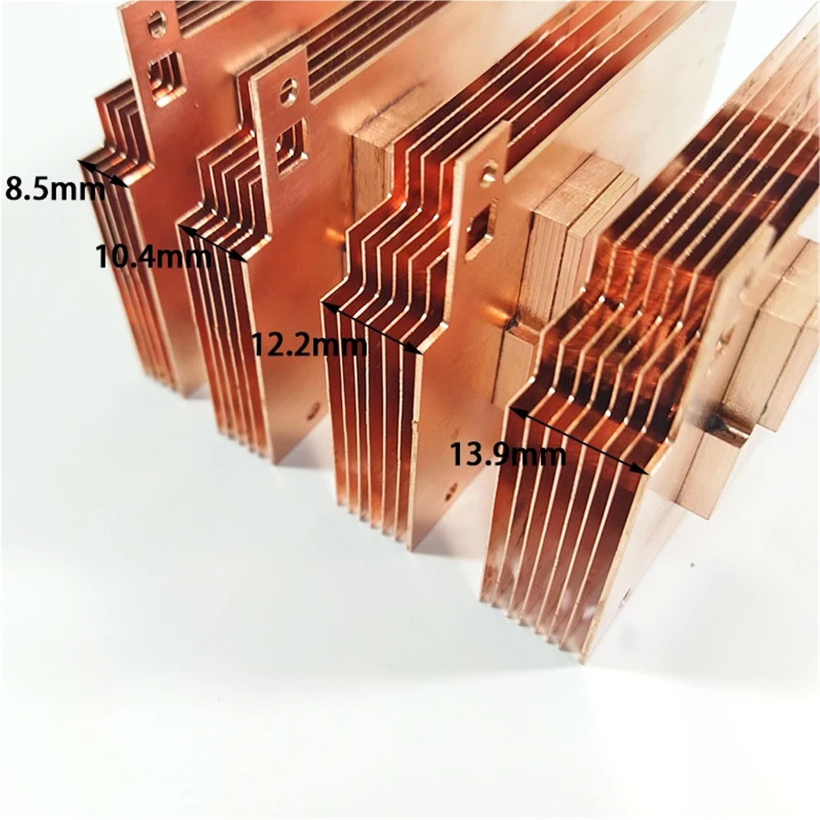 Pokrowiec ochronny do miedzianego radiatora Dragon Q6A Pasywny radiator chłodzący z metalową obudową (10 grubości 18,1 mm)