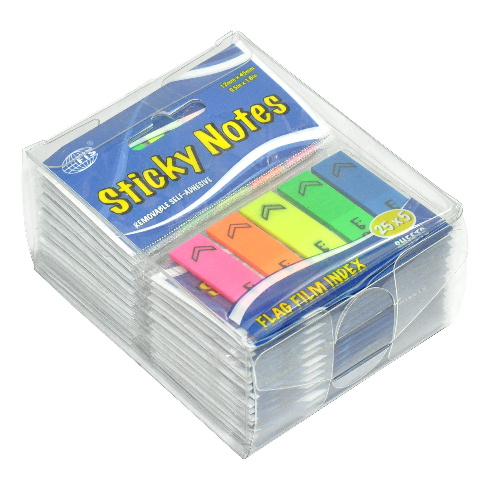 30 PIECE FIS ARROW FILM, IMPRINTED,12X45 mm, 5COL, ARABIC,125SHEETS - FSPOA02