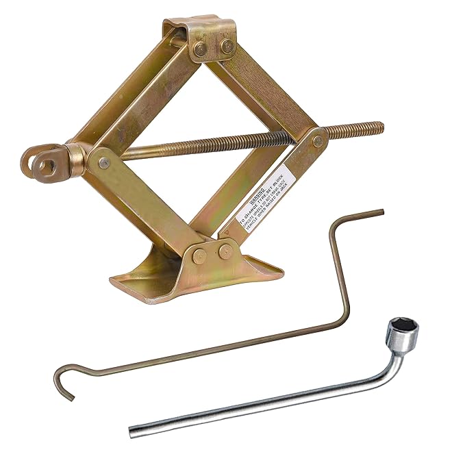 Motrika Scissor Jack for Car with 19 mm Wheel Spanner Pana for Car Floor Lift Car Jacks for Alto