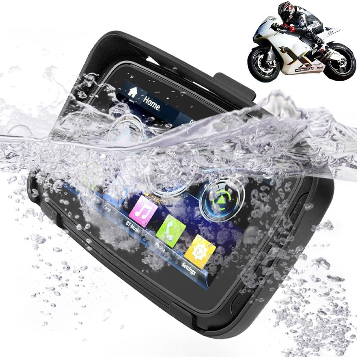POPSFL 5ZollGPSNavigation Für Motorräder, Kabelloses CarPlay, Kabelloses AndroidAuto
