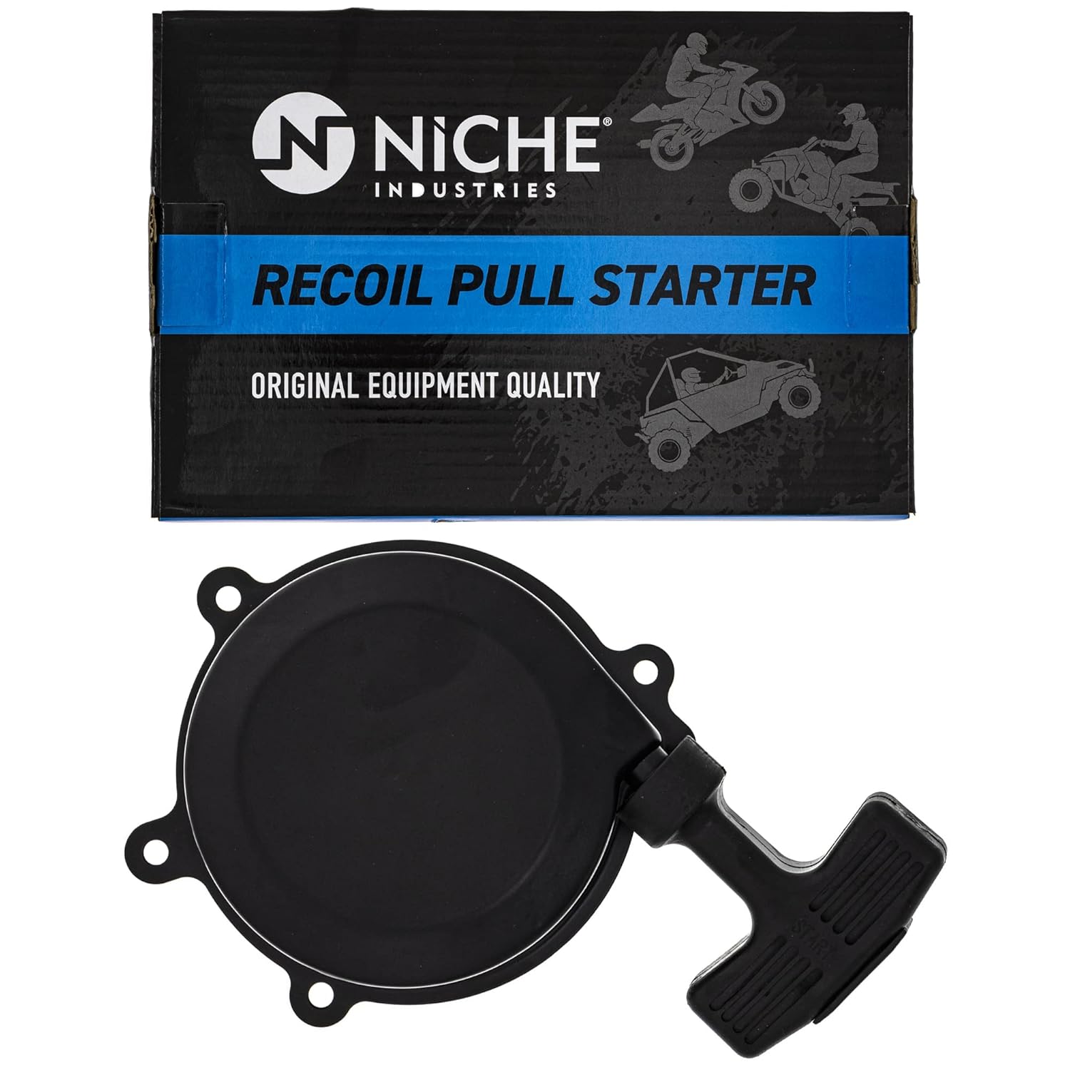 NICHE Heavy Duty Recoil Pull Starter Assembly for Honda Rancher TRX350 2000-2006 28400-HN5-M01 28400-HN5-N01