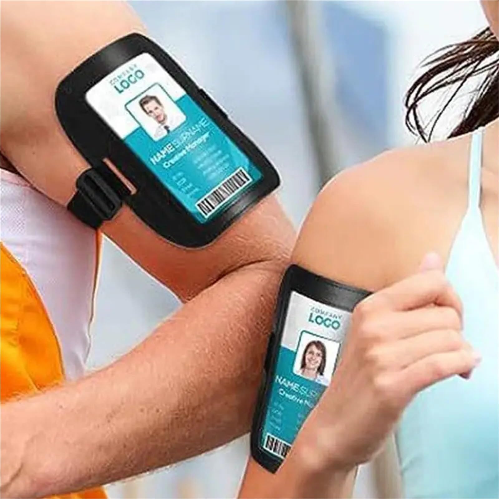Ausweishalter, 5 Stück, Armband, wasserdicht, Skipass-Kartenhülle for Büro, Schule, Reisen, Geschäftsbedarf