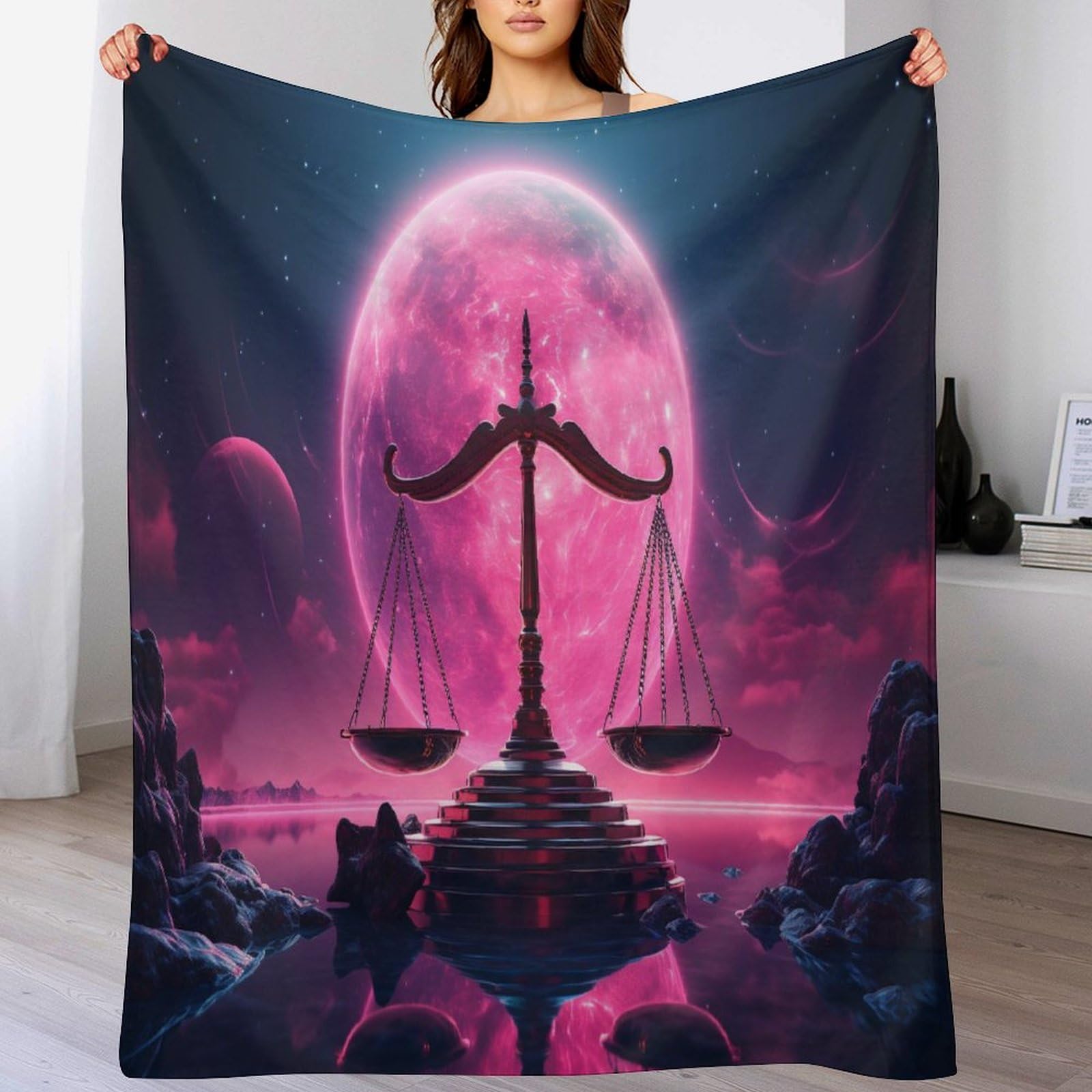 Couverture polaire douce contre le froid pour lit et sofa