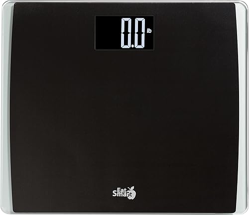 Eat Smart Precision - Báscula digital de baño, báscula de alta capacidad de 550 libras, plataforma extra ancha, báscula de baño para peso corporal,
