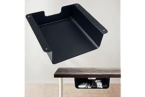 Under Desk Storage Shelf, Invisible Storage Drawer