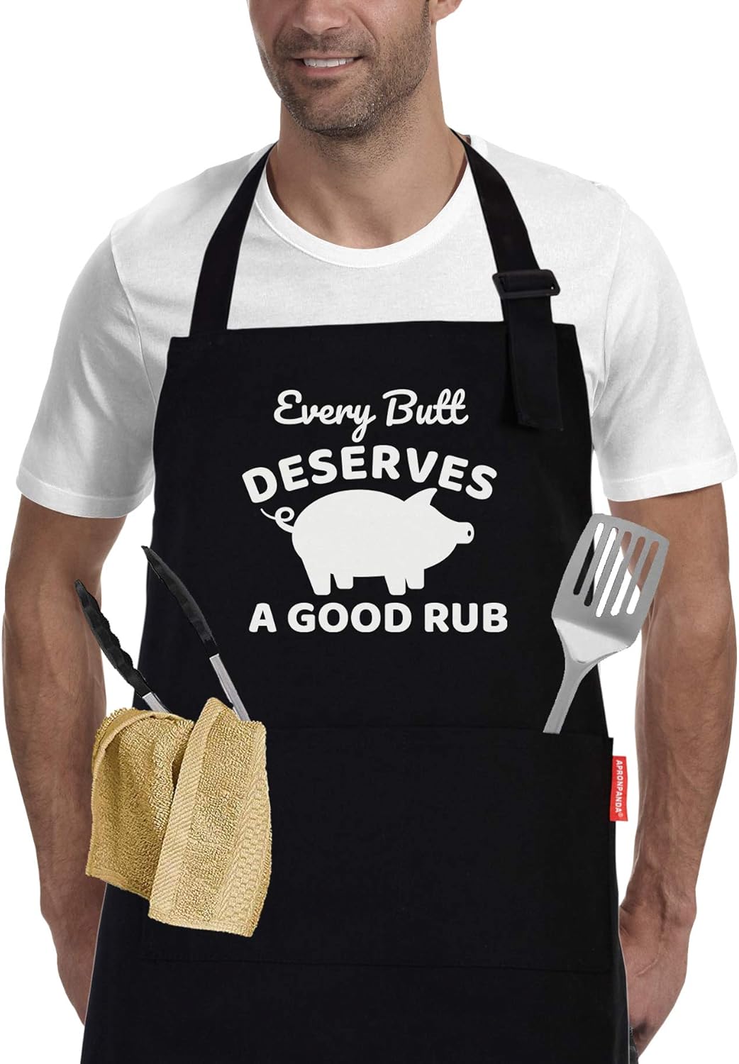 Funny BBQ Grilling Aprons for Men Every Butt Deserves a Good Rub