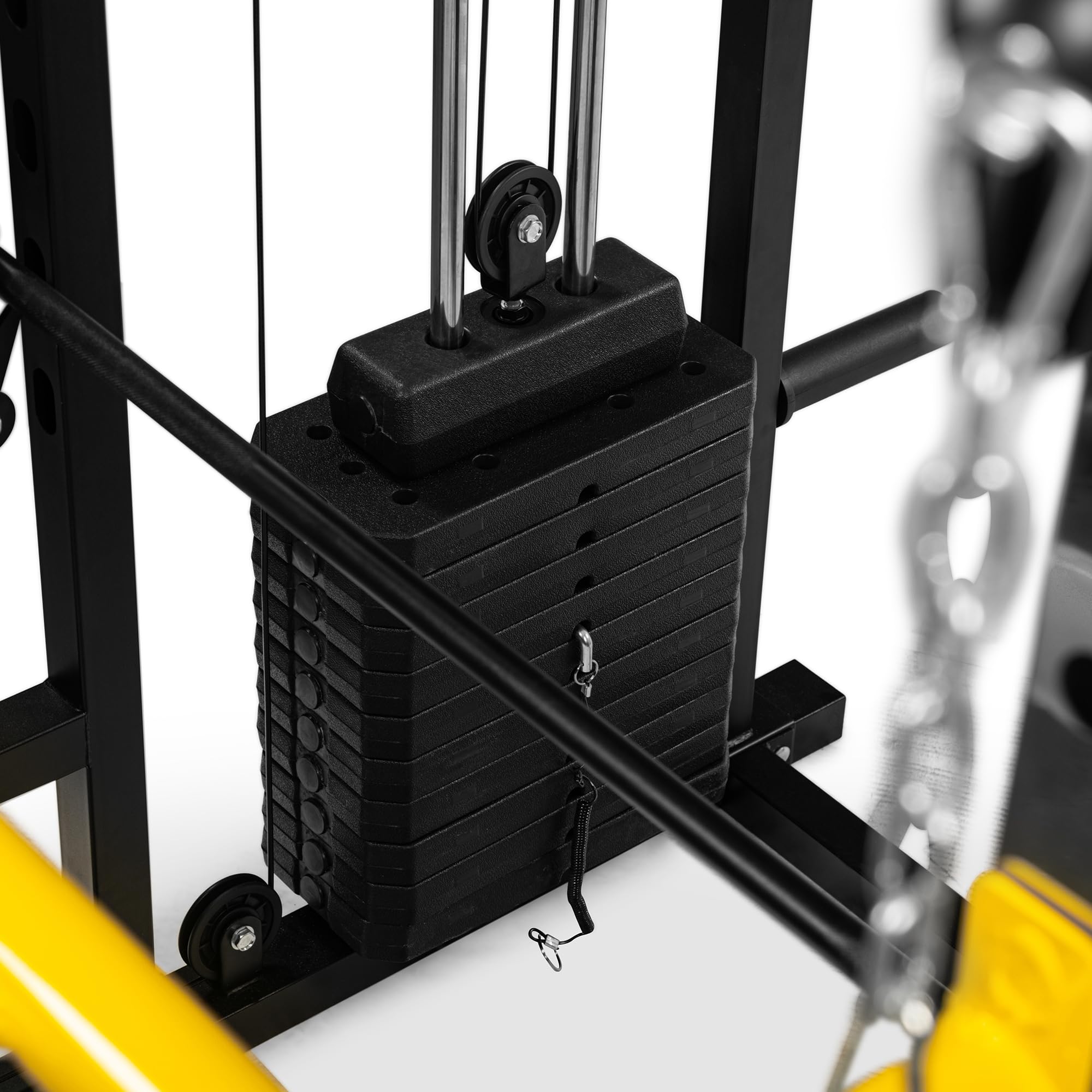 Dione S4 - Smith-Machine - Croce di cavi - Homegym - Squatrack - Peso di allenamento 110 kg