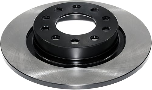 Durago Rotor de freno sólido trasero serie electroforético