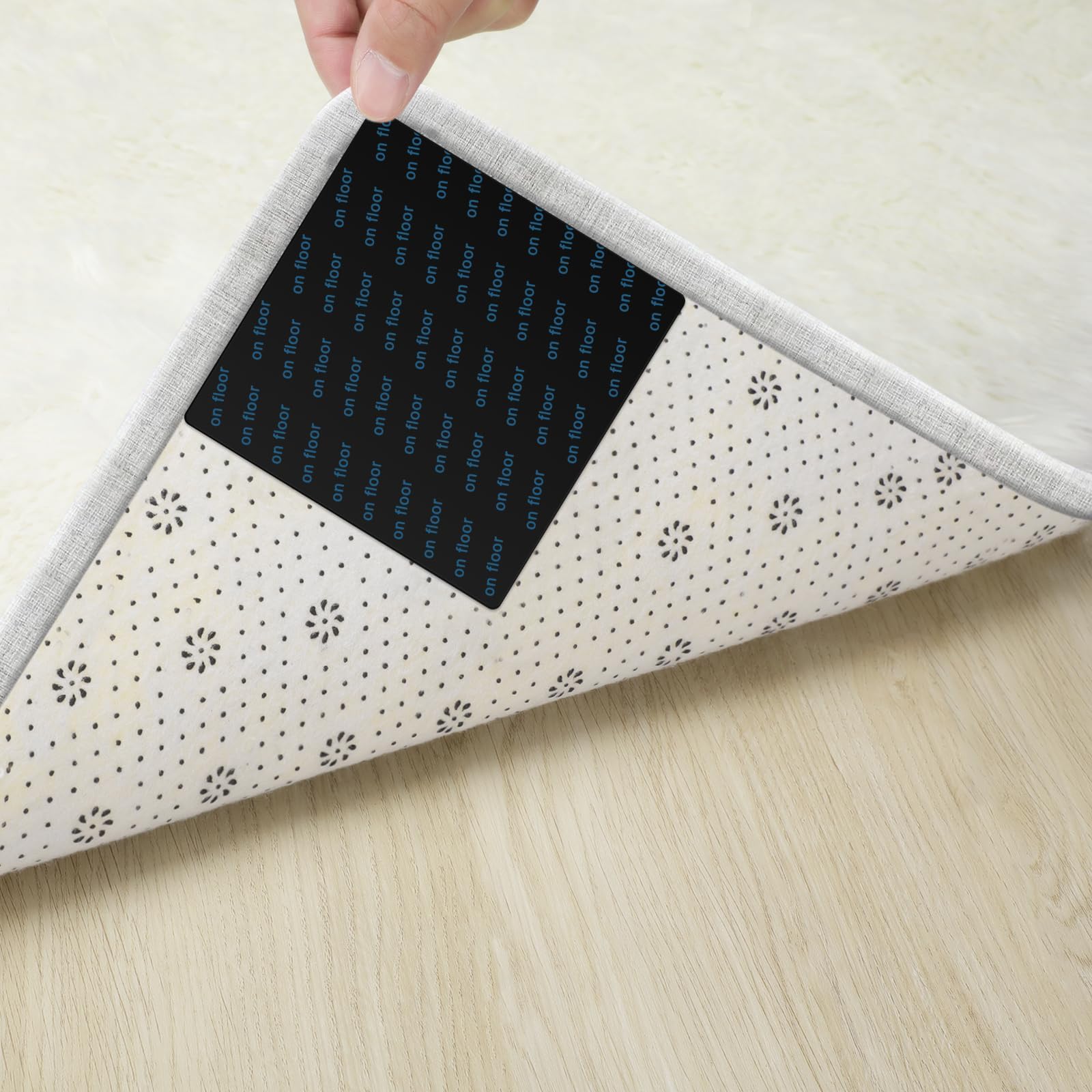 Bgdkea Rug Pad Grippers 16 Pcs Non Slip Rug Pads Under Rug