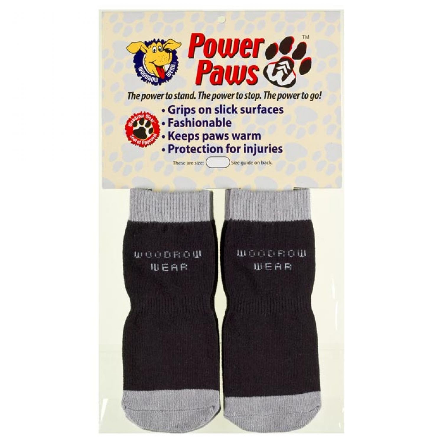 Woodrow Wear Power Paws Advanced Greyhound Black/Extra Large