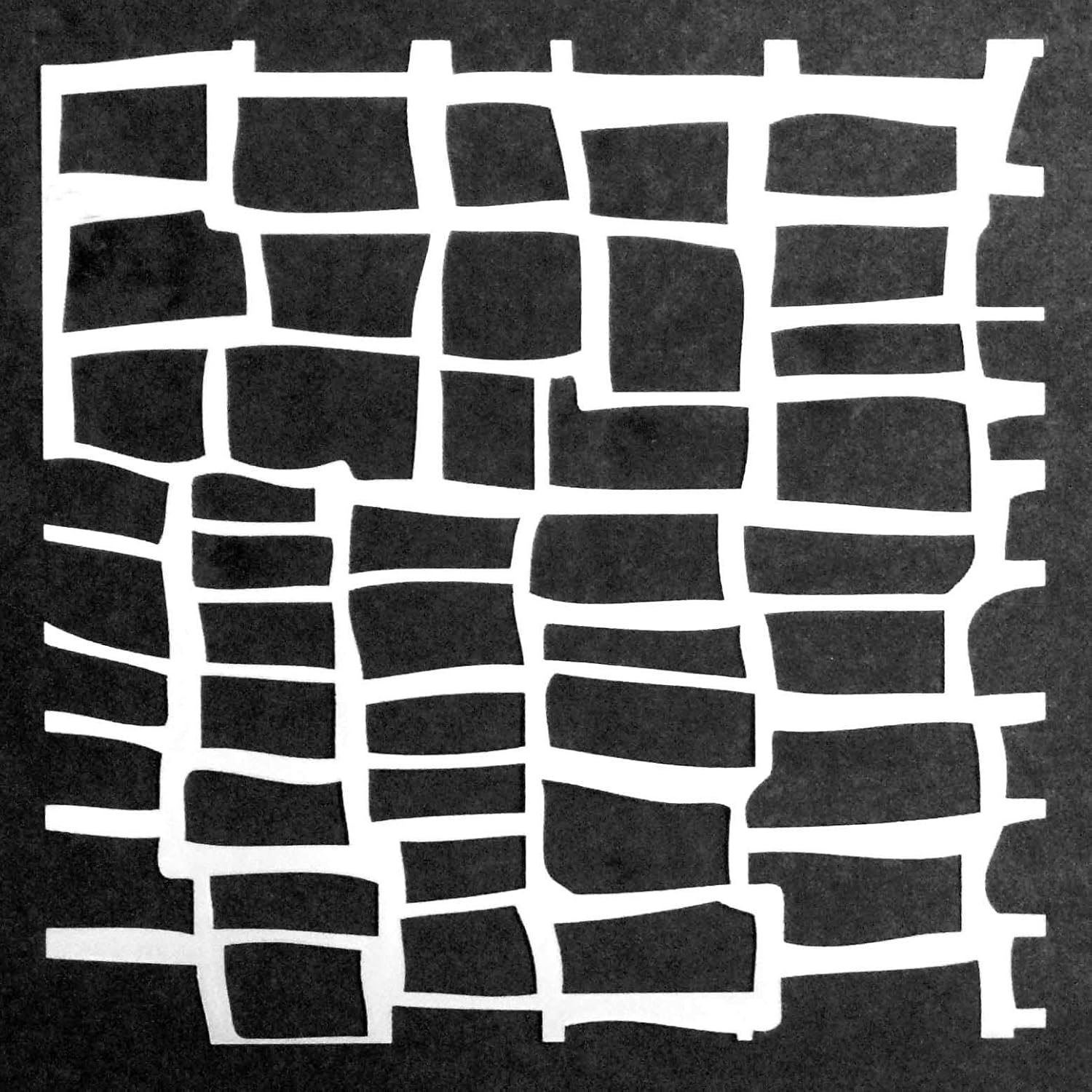 6x6 Stone and Mortar Version 1 Mask by Mary Beth Shaw