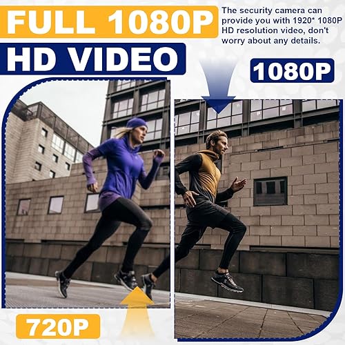 Miniatura 3 de Cámara corporal 1080P HD Mini grabadora de video con detección de movimiento Cámara de seguridad interior para niñera para el hogar, mascota, solo