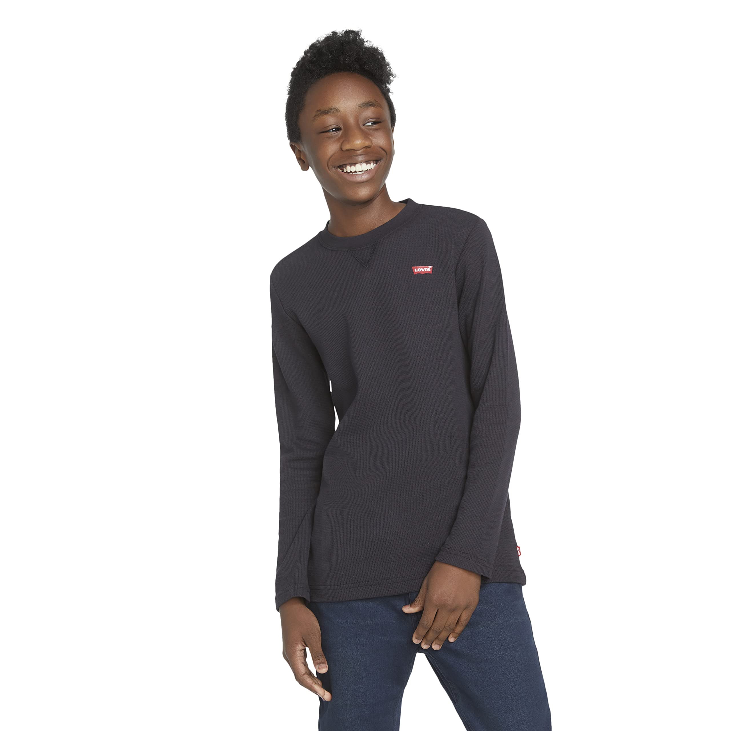Levi's Kids Ls thermal top Boys Black 14 years