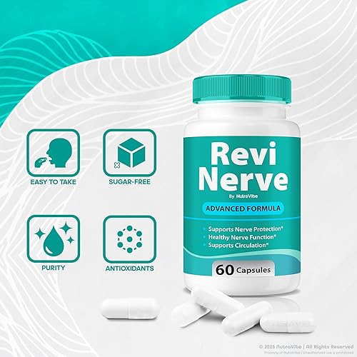 Miniatura 5 de Revi Nerve - Suplemento diario de apoyo nervioso ReviNerve con ingredientes naturales para comodidad nerviosa y salud de señalización  Fórmula de