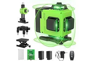 4D Self-Leveling Level Laser with 360° Coverage