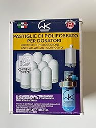 Polifosfati Per Caldaia Ricarica - 6 Cartucce Universali Per Dosatori Caldaia - Filtro Anticalcare Caldaia A Lunga Durata - Made In Italy