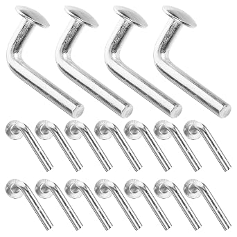 ULTECHNOVO Heavy Duty Pallet Rack Safety Clips 50 Pack Beam Locker Drop Pin for 5Mm Cavity Shelves Universal Pallet Rack Accessories for Warehouse Storage