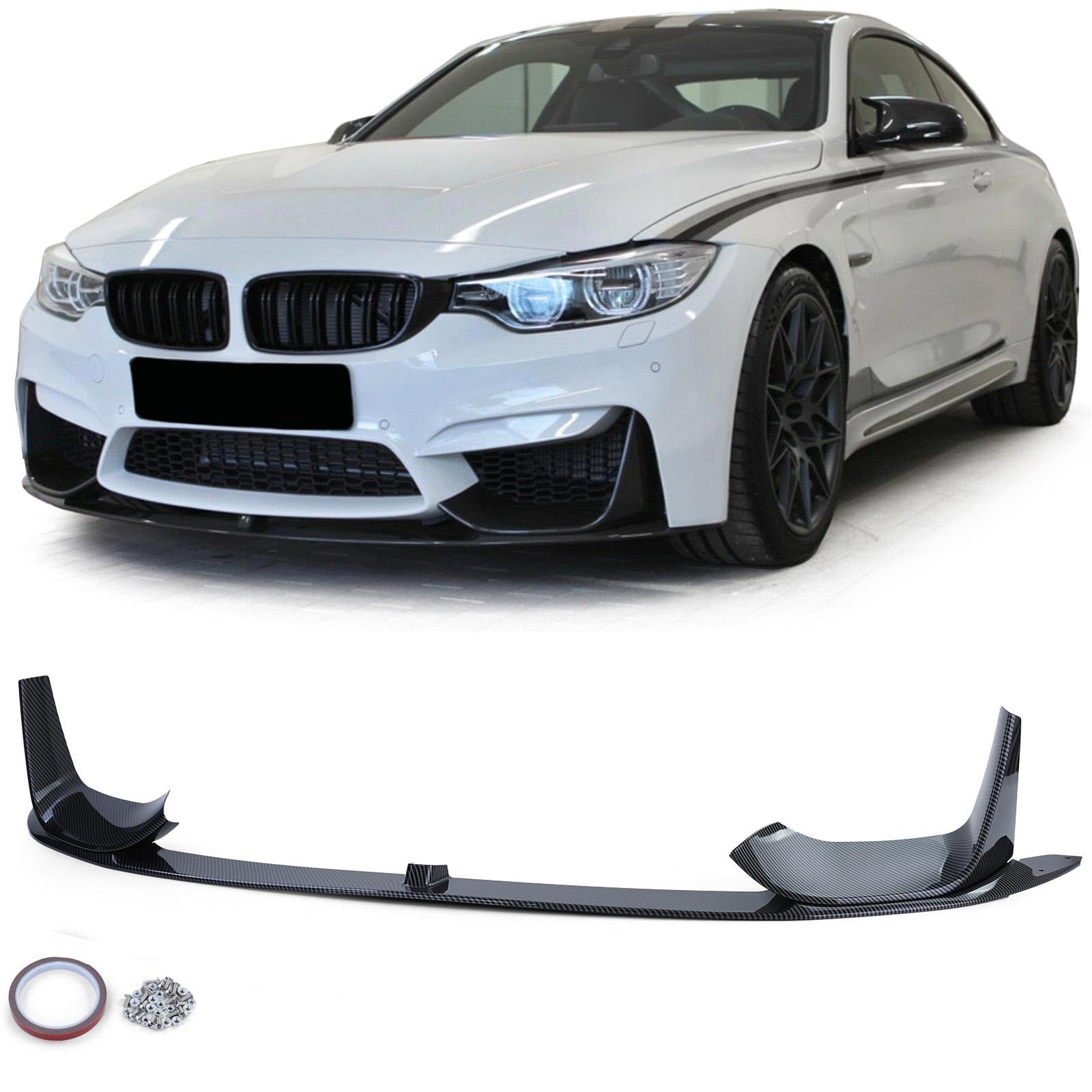 europetuning - 05951 - Lame BECQUET Spoiler Avant Carbone Look Serie 3 F80 M3 Serie 4 F82 F83 M4
