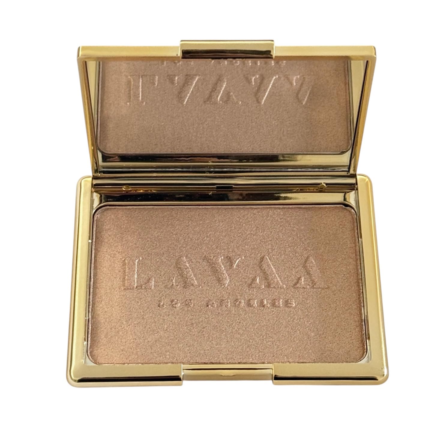 Grand Glow Illuminator by Lavaa Beauty | Full-Size Pigmented Highlighter Compact in 3 Beautiful Shimmery Shades | Gold