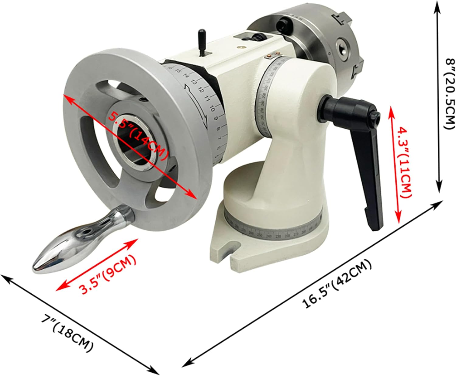 Drill Bit Sharpener Drill Grinding Machine Accessories Cutter Tools Grinding Attachment with 4inch Diameter 6-Jaw Chuck