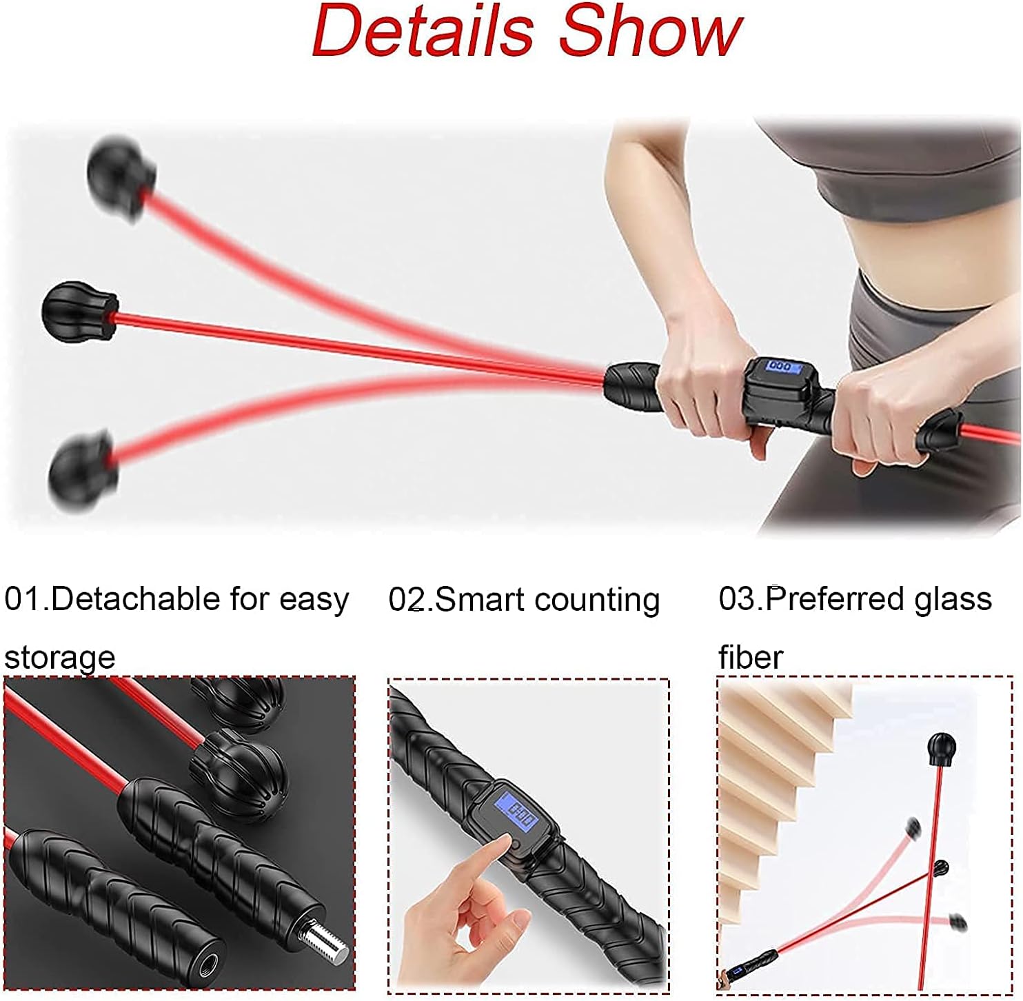 FANNISS0914 Weight Loss Fitness Pole Fitness Bar,Vibrating Fitness Bar with Counting Device, Relieve Shoulder Pain, High Frequency for Young People, Elderly, Pilates, Yoga Work Yoga Starter Sets(Color : Sports & Outdoors