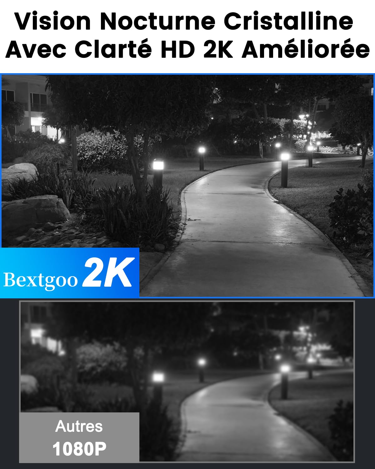 Bextgoo 2K Judas de Porte Camera Surveillance avec Carte 32 Go, Visiophone Connecté Interphone Vidéo, Judas Numerique Écran Batterie 8000mAh, Vision 170°, Detection Humaine AI, Audio Bidirectionnel