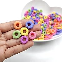 Vista 5 de Fruit Rings - Molde de bucle de cereales para 49 cavidades, para cera derretida, jabón, resina, arcilla de silicona flexible (Natucraft)