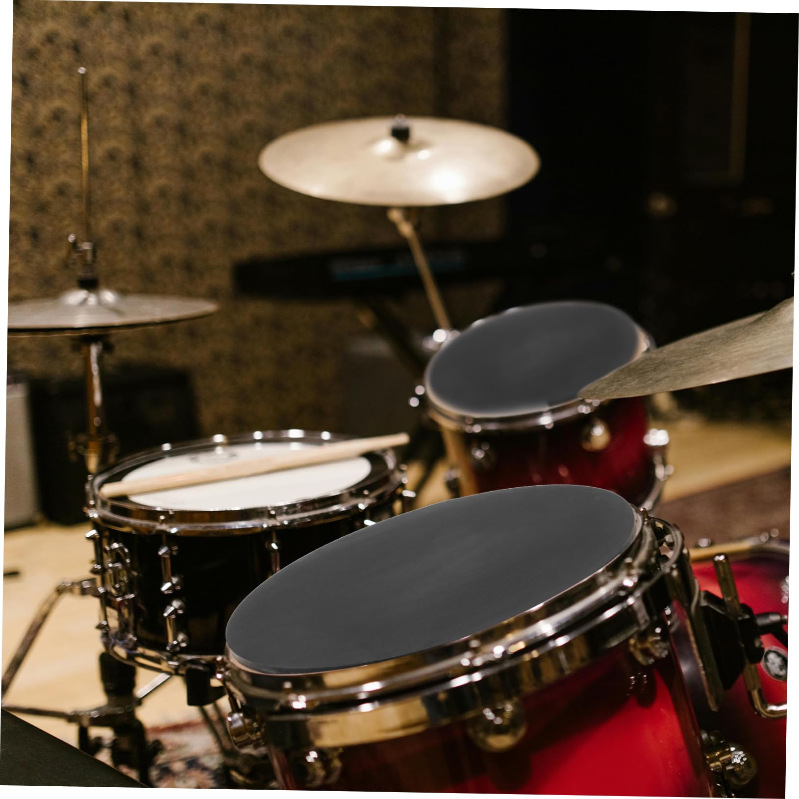 TOYANDONA Muto Drum Pad Tamburo Smorzamento Cuscino Tamburo Smorzamento Pastiglie Mute Tamburo Pratica Pad Kit Tamburo Cuscino Muto Tamburo Forniture Silicone Tamburo Smorzamento Pad