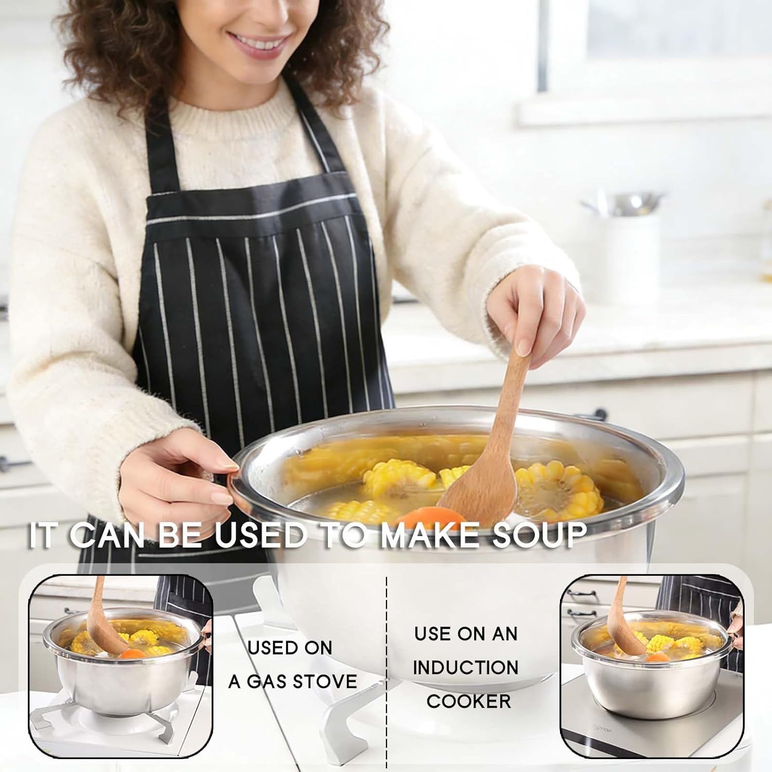 Germany Multifunctional Stainless Steel Basin, 3-In-1 Stainless Steel Shredding & Drainage Chopping Basin, Shredder Bowl with Grater & Drain Basket for Vegetables, Fruits, Rice Rinser (28cm/11in)