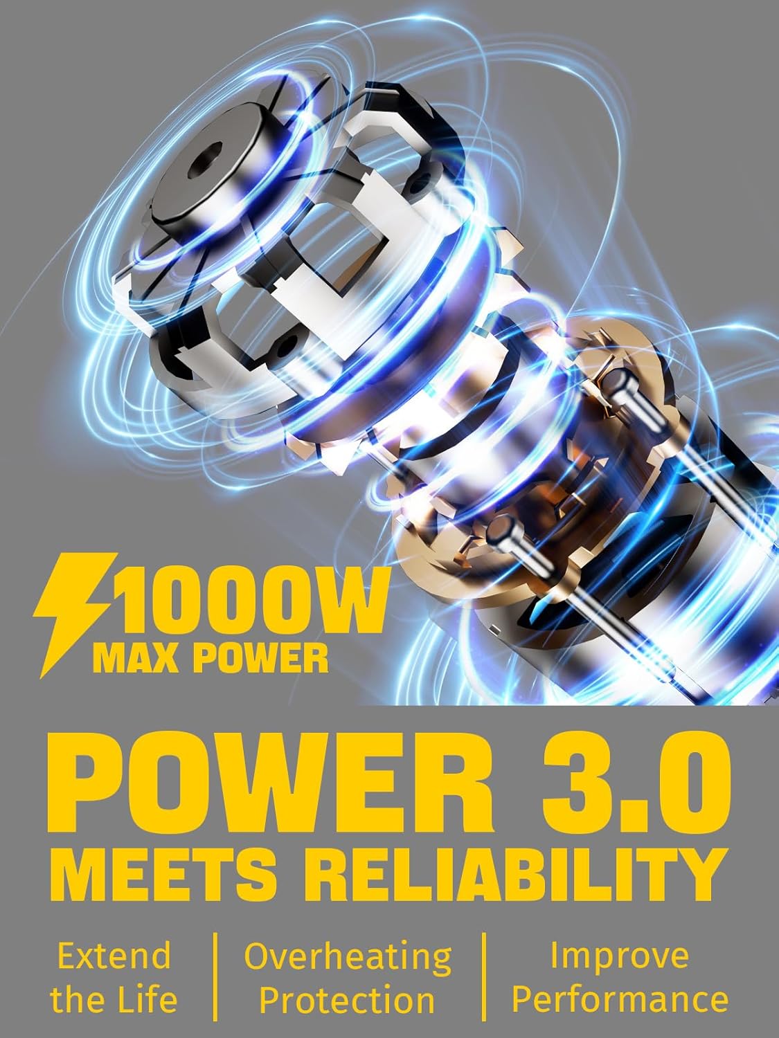 Electric 2-in-1 Cordless Pole Saw & 8" Chainsaw, Brushless Pruning Saw with 4.0Ah Battery, Extendable Tree Trimmer for High Branch Pruning & Limb Cutting