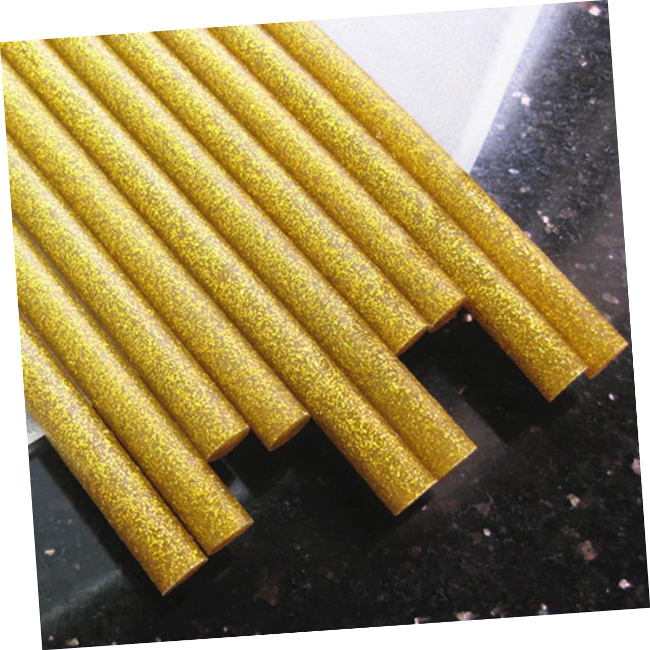 100pcs Glitter Melt Glue Sticks Mini Hot Glue Sticks Bulk for Stockings Gun Glitter Random Color