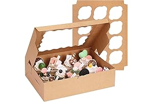 Moretoes 6 Count Cupcake Boxes