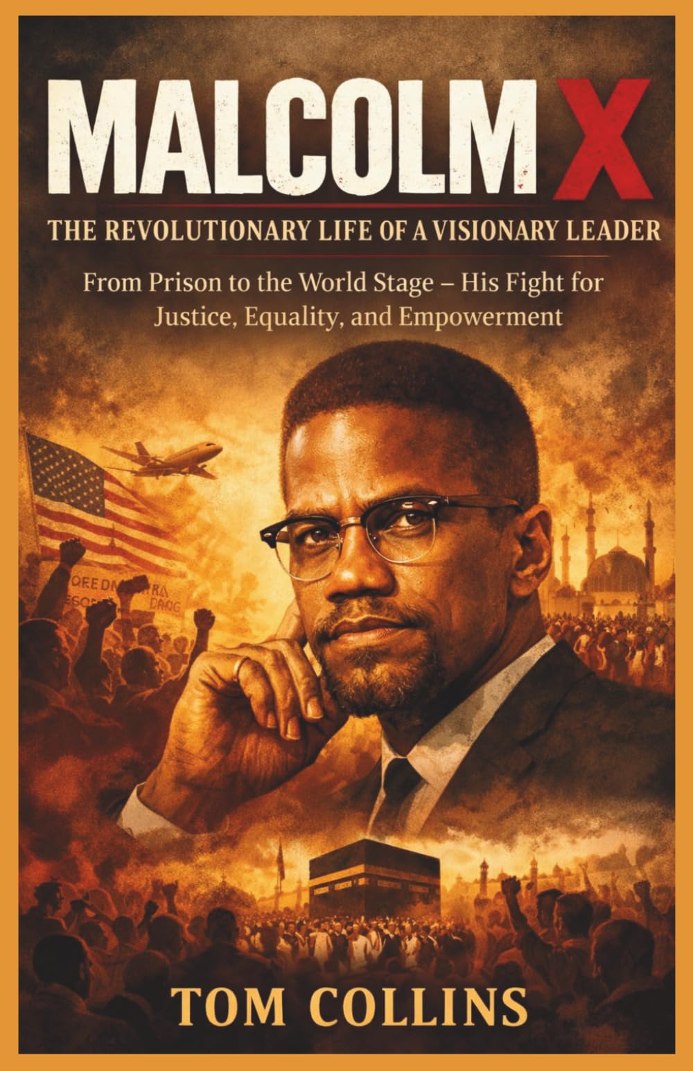 Malcom X: The Revolutionary Life of a Visionary Leader:From Prison to the World Stage – His Fight for Justice, Equality, and Empowerment